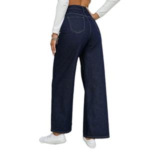 Jean en denim ample style vintage, écologique, plaqué, coupe décontractée, confortable, taille 26-40 - Product Image 2