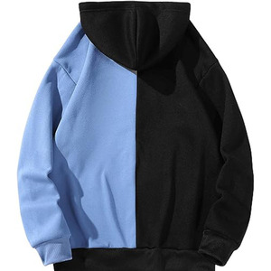 Sweat-shirt surdimensionné lourd 100% coton pour hommes Plain Essentials Sweat à capuche court avec respirabilité pour l'hiver - Product Image 2