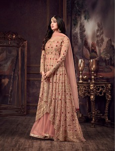 ชุดเดรสแขนยาวปักลายผีเสื้อตาข่ายดูกัตตาสไตล์โมเดิร์นชุดราตรีแขนยาวเต็มตัวสำหรับงานแต่งงาน - Product Image 4