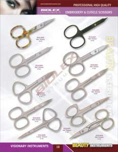 Tijera para cutículas de uñas, tijeras de acero inoxidable para manicura y corte de cutículas - Product Image 6