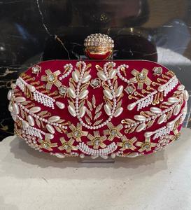 Exquisito bolso de mano con cuentas hecho a mano, un bolso llamativo perfecto para novias, accesorio para cada mujer con estilo - Product Image 5