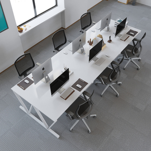 Table de salon VConcept BNV68065 6 places, 120x360cm, design contemporain, bois de caoutchouc avec pieds en fer - Product Image 3