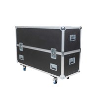 X-BASON ODM/OEM Flight Case pour Écran LED 55''/65''/70''/75''/86''/95''/100'' Étanche IP67 Ignifuge Finition Nid d'Abeille Réglable