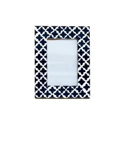 Marco de fotos de metal de diseño personalizado de la mejor calidad, pulido, incluye logotipo, caja de regalo, cuerno, hueso, resina de madera, tamaño de color personalizado - Product Image 4