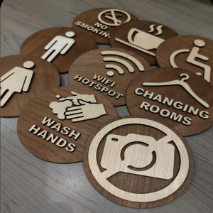 Letrero de Dirección Interior de Acrílico y Mica con Marco de Aluminio Impreso con UV Personalizado de Alta Calidad, Resistente al Viento, Fábrica en Vietnam - Product Image 2