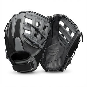 Gants de baseball OEM Logo personnalisé Cuir durable Antidérapant pour l'entraînement sportif en plein air Vente en gros Équipement professionnel Kit de mitaines - Product Image 2