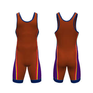 Meilleure vente sans manches Fitness entraînement Singlet couleur unie respirant tournoi musculation lutte uniforme - Product Image 5