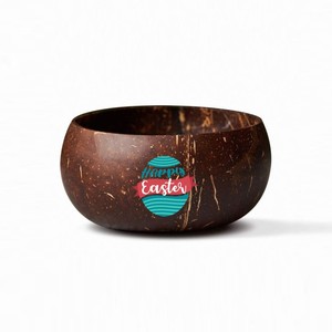 Tazón de cáscara de coco impreso en 3D ecológico de Vietnam para fiesta, batido, yogur, cocina, uso, Celebración del Día de Pascua - Product Image 4