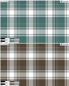 ผ้าฝ้ายต้นแบบตรวจสอบผ้าทอวัสดุพรีเมี่ยมสำหรับการทำเสื้อและชุดคุณภาพส่งออก - Product Image 5