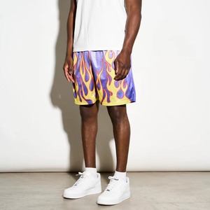 Men's Quick Dry Mesh <b>Athletic</b> Shorts for Fitness Training Gym Workouts Outdoor Adventures Casual Use Sublimation Transfer Print - Product Image 5