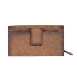 Ladies Hunter Vintage Leather Clutch Wallets <b>Long</b> Custom Emboss Bulk Wholesale Coin <b>Purse</b> Card Holder RFID Multiple Sleeves 2026 - Product Image 1