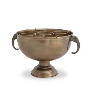 Luxurious Champagne <b>Bucket</b> Cooler Royal Design Handmade Premium Quality Shiny Gold Finished Beverage Ice <b>Buckets</b> Hot Selling - Product Image 6