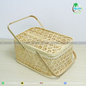 VENTA CALIENTE Exportación de Vietnam Un regalo de la naturaleza: cestas de bambú para Cada celebración con alta calidad - Product Image 3