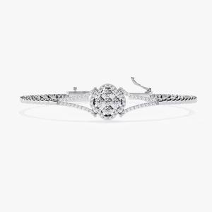 Classic 14K White Gold <b>bracelet</b> Moissanite Lab Grown Diamond Tennis <b>Bracelet</b> for Anniversary Gift - Product Image 5