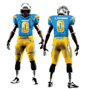 Uniforme de fútbol americano de uso juvenil con logotipo personalizado, uniforme de fútbol americano de fabricación profesional - Product Image 3