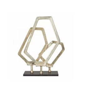 Sculptures en métal de collection de conception unique pour la décoration de chambre à coucher de salon - Product Image 5