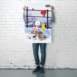 Affiche murale de style moderne BT21 pour décoration murale - Product Image 1
