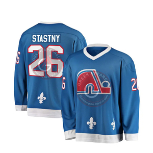 Maillot de hockey sur glace de qualité supérieure maillot de hockey sur glace de couleur différente maillot de hockey sur glace professionnel avec logo personnalisé - Product Image 1