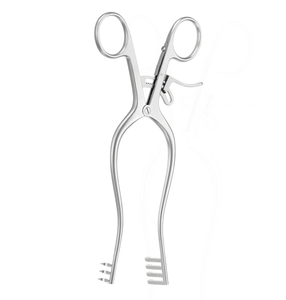 WEITLANER 200 mm 7.78 \ "Écarteur à retenue automatique 3x4 broches semi-tranchant en acier inoxydable non stérile Adson - Product Image 3