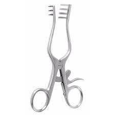 Weitlaner retractor 3x4เครื่องผ่าตัดสเตนเลสสัตวแพทย์ - Product Image 2