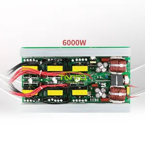 Fábrica personalizada 24V a 220V 6000W inversor de corriente onda sinusoidal pura 6kw inversor placa principal tarjeta inversora