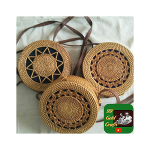 Bolso de mimbre natural hecho a mano único, bolso de mano de mimbre marino, bolso de jacinto de agua con estilo personalizado informal elegante de verano - Product Image 2