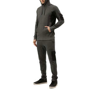 Ensemble de survêtement pour homme, tissu confortable, coupe active, option de logo personnalisé, ensemble deux pièces pour la salle de sport, la course à pied, les activités de plein air et le style de vie - Product Image 2
