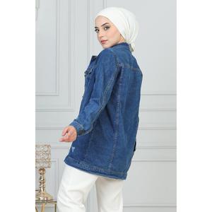 Chaqueta Acolchada Mega Merchant con Logotipo Personalizable, Ecológica y Sostenible, con Cuello de Doble Capa, Estilo Diario - Product Image 4