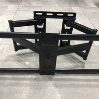 Soporte de TV de movimiento completo de diseño único Vesa 600mm * 400mm Montaje de TV giratorio Traje 32-75 pulgadas LED LCD TV