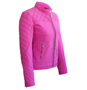 Nouveau design de veste d'hiver matelassée pour femmes veste en cuir véritable fermeture éclair décontractée avec poches intérieures en denim respirant vente en gros OEM - Product Image 2