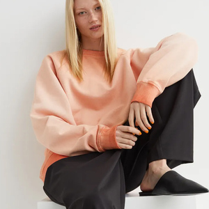 เสื้อกันหนาวคอกลมผ้าฟลีซของผู้หญิงเสื้อกันหนาวแบบสวมหัวผ้าฟลีซสำหรับใส่ออกกำลังกายในยิมผลิตจากโรงงานฤดูหนาว2025 - Product Image 3