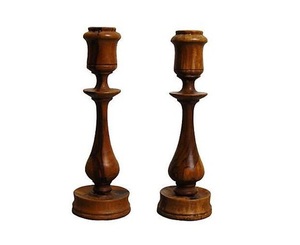 Bougeoir en bois fait à la main, porte-bougie en bois de forme personnalisée, porte-bougie de taille ou de forme personnalisée fabriqué en inde - Product Image 2