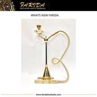 Farida 2022 – Mini Chichas Égyptiennes Modernes et Élégantes en Laiton Laqué, Personnalisables, Qualité Supérieure, Vente en Gros