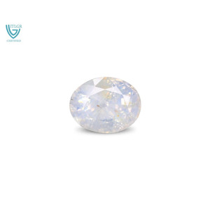 Zafiro Azul Natural de Corte Ovalado (Pitambari) de 5.52 Quilates - Product Image 1