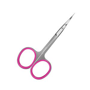 Ciseaux à cuticules de haute qualité en gros, pointe en flèche, acier inoxydable, ciseaux à ongles, lame incurvée, manche en céramique, logo personnalisable - Product Image 2