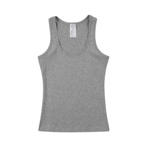 เสื้อกล้ามสตรีทไซส์พิเศษผ้าคอตตอนถักแขนกุดสำหรับผู้หญิงเสื้อผ้าแนวสตรีทไซส์ใหญ่พิเศษออกแบบได้ตามต้องการสำหรับฤดูร้อน - Product Image 5