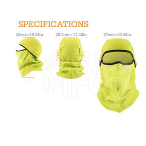 Couverture de visage de ski de logo personnalisé de haute qualité Fourniture directe par l'usine Dessine à bas quantité minimale de commande Votre propre demande de client à vendre - Product Image 6