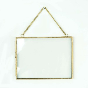 Handcrafted Square Metal <b>Photo</b> <b>Frame</b> with Etched Detailing and Antique <b>Bronze</b> Finishing for Elegant Picture Presentation - Product Image 1