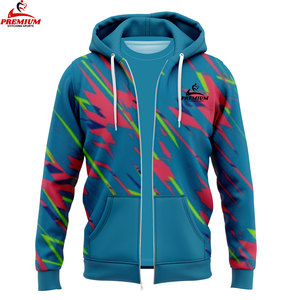 Custom Sweat Suits With Logo Sports Men Sublimation Tracksuit for Sports Zipper Hoodies and Sweat Pants Set - Product Image 4