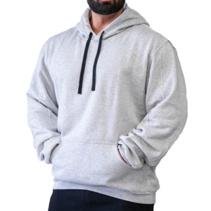 New Custom 2025 Hot Sale Winter Casual Polyester/Cotton Custom Logo Printed Pullover <b>Plain</b> Blank Gym <b>Hoodies</b> <b>Men</b> - Product Image 3