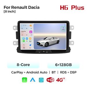 Lecteur multimédia automobile Android MEKEDE, navigation stéréo 8 pouces pour Renault <span class=keywords><strong>Dacia</strong></span> - Product Image 2