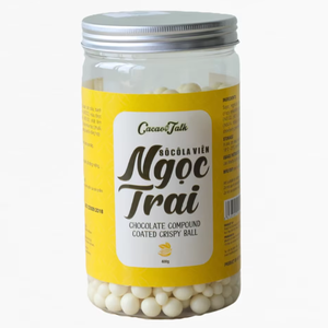 เค้กโกโก้อาหารกรอบเคลือบสีขาวสำหรับเบเกอรี่ฮาลาล - Product Image 1