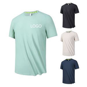 เสื้อยืดถักแขนสั้นแห้งเร็วสำหรับใส่ทำงานเสื้อเชิร์ตพิมพ์ลายส่วนบุคคลโลโก้ได้ตามต้องการ - Product Image 5