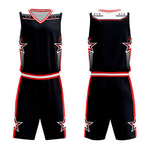 Ensemble de maillot de basket-ball pour hommes respirant à séchage rapide léger vêtements de sport athlétiques maillot shorts pour l'entraînement match tenue d'équipe - Product Image 3
