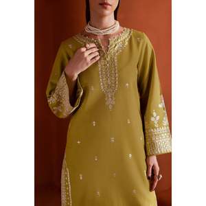 Ensemble chemise et pantalon brodés BATIK-2Piece pour le printemps/été-BIC-265 - Product Image 4
