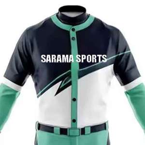 Ventes en gros, créez votre propre uniforme de baseball pour hommes, uniformes de baseball respirants et confortables, fabriqués au Pakistan - Product Image 4