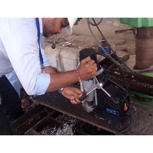 Taladro Magnético Portátil de 9.5 Amperios, Doble Velocidad, Fabricado en Alemania, Grado Industrial, Taladro de Banco que Perfora hasta 1-5/8 Pulgadas de Diámetro - Product Image 2