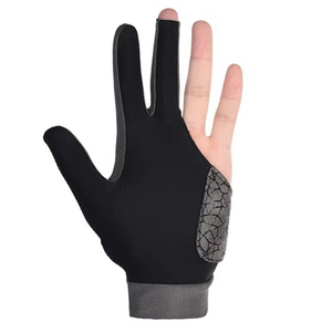 Gants de billard à 3 doigts de haute qualité, confortables et à faible quantité minimale de commande, à bas prix, gant de billard de couleur unie à vendre à chaud - Product Image 2