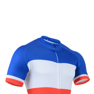 Ropa de bicicleta ajustada para hombre de alta calidad, camisetas con estampado de logotipo personalizado de 2 piezas, pantalones cortos con pechera, camisetas de ciclismo Multipanel transpirables - Product Image 3