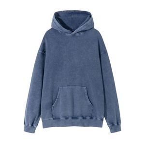 Ropa de calle personalizada para hombre, sudadera con capucha de gran tamaño de algodón de felpa francesa, antiarrugas antiencogimiento, características, patrón sólido, tejido de poliéster - Product Image 4
